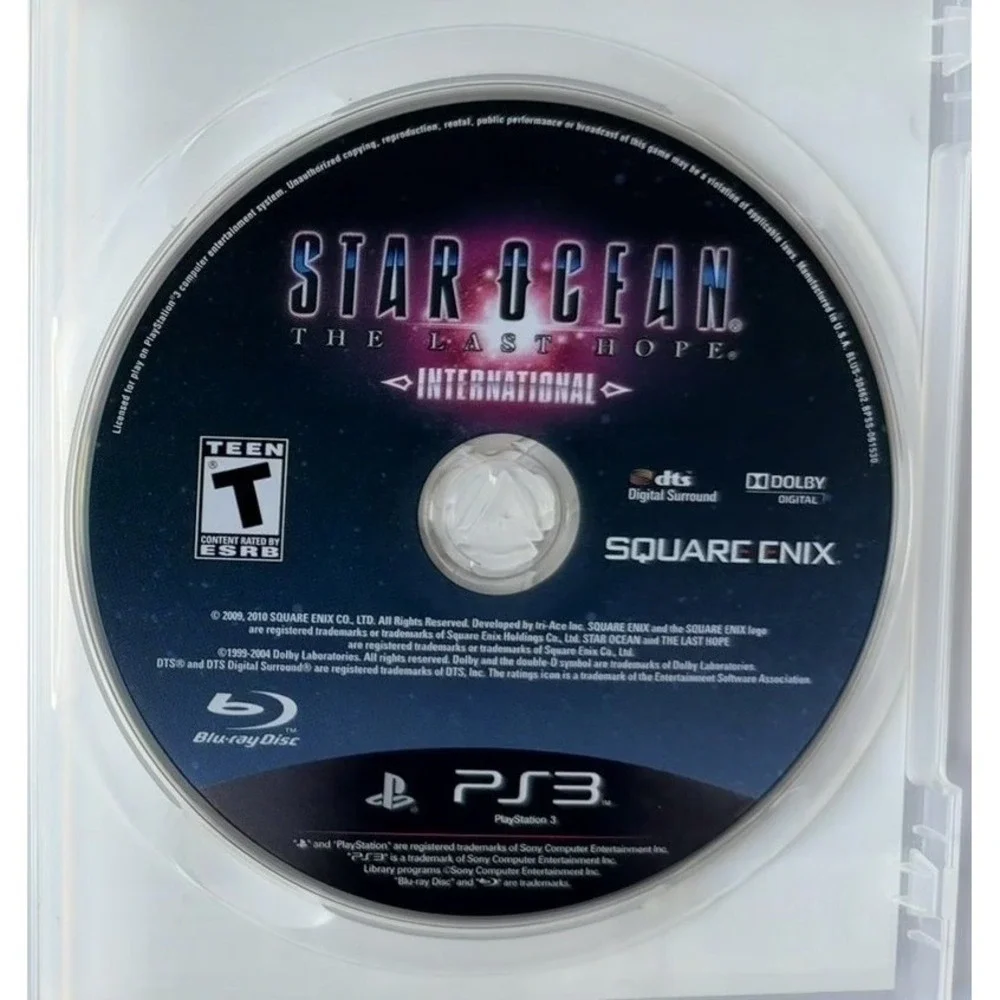 Star Ocean The Last Hope International (Sony PlayStation 3, 2010) Complete CIB‎